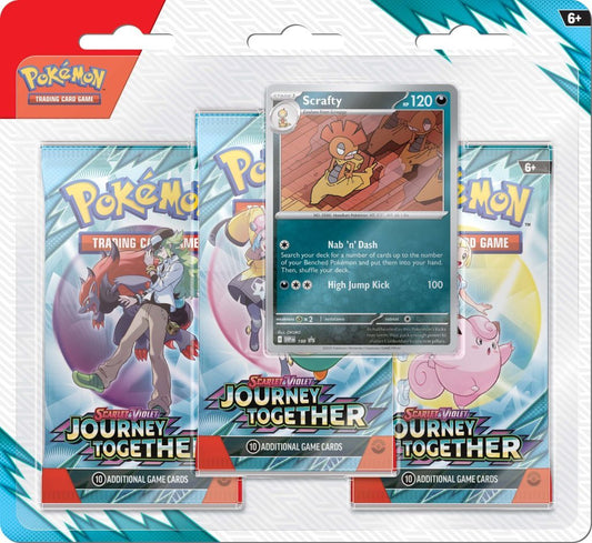 POKÉMON TCG Scarlet & Violet Journey Together Three Booster Blister - Mastercoins