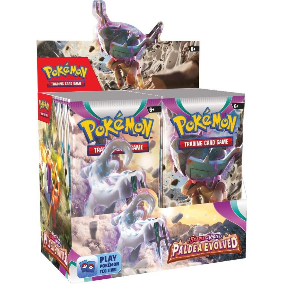 Pokemon TCG Scarlet & Violet Paldea Evolved Booster Box - Mastercoins