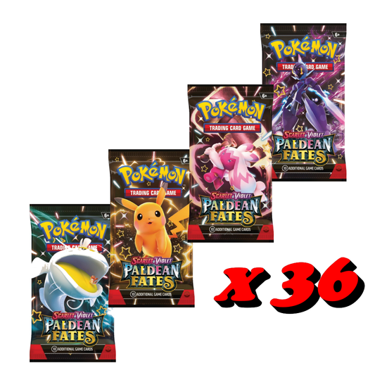 Pokemon TCG Scarlet & Violet Paldean Fates Booster Packs x36 - Mastercoins