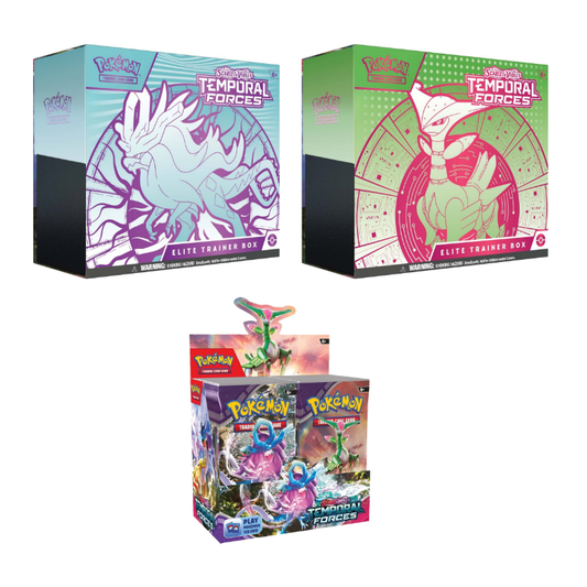 POKÉMON TCG Scarlet & Violet Temporal Forces Booster Box & ETB Bundle - Mastercoins