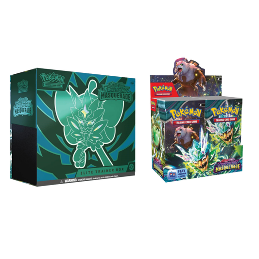 POKÉMON TCG Scarlet & Violet Twilight Masquerade Booster Box & ETB Bundle - Mastercoins