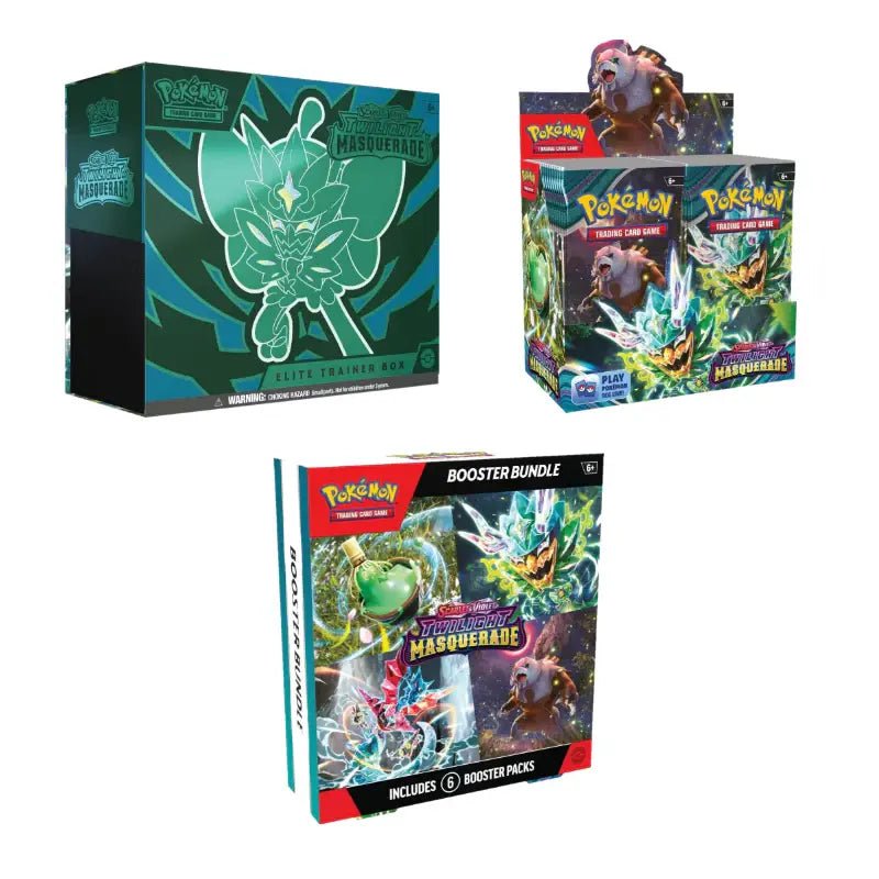 POKÉMON TCG Scarlet & Violet Twilight Masquerade Bundle Deals - Mastercoins