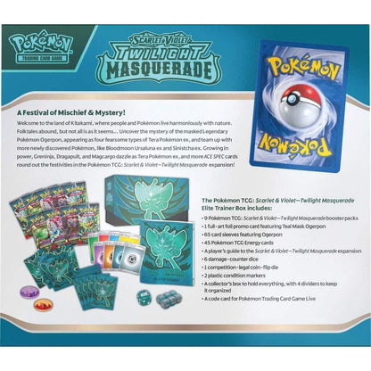 POKÉMON TCG Scarlet & Violet Twilight Masquerade Elite Trainer Box - Mastercoins