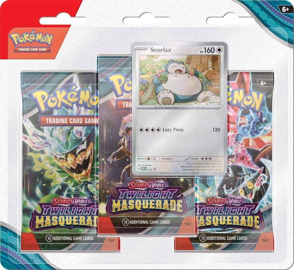 POKÉMON TCG Scarlet & Violet Twilight Masquerade - Three Booster Blister - Mastercoins