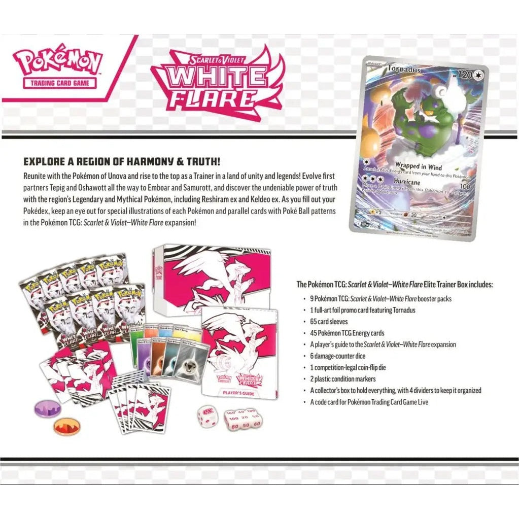 Pokémon TCG: Scarlet & Violet— White Flare Elite Trainer Box - Mastercoins