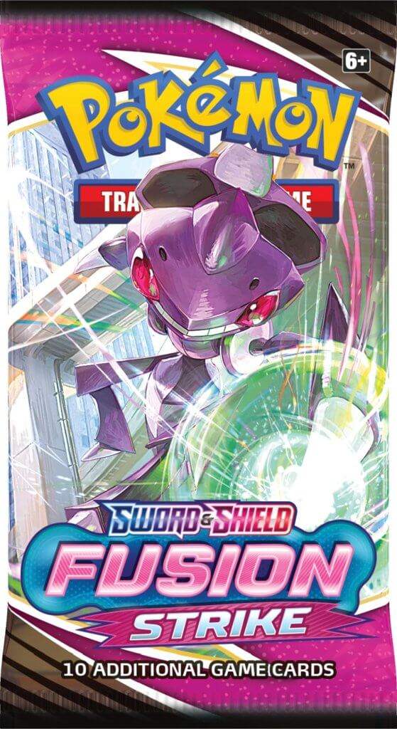 Pokemon TCG Sword and Shield - Fusion Strike 4 Booster Packs (Art Set)