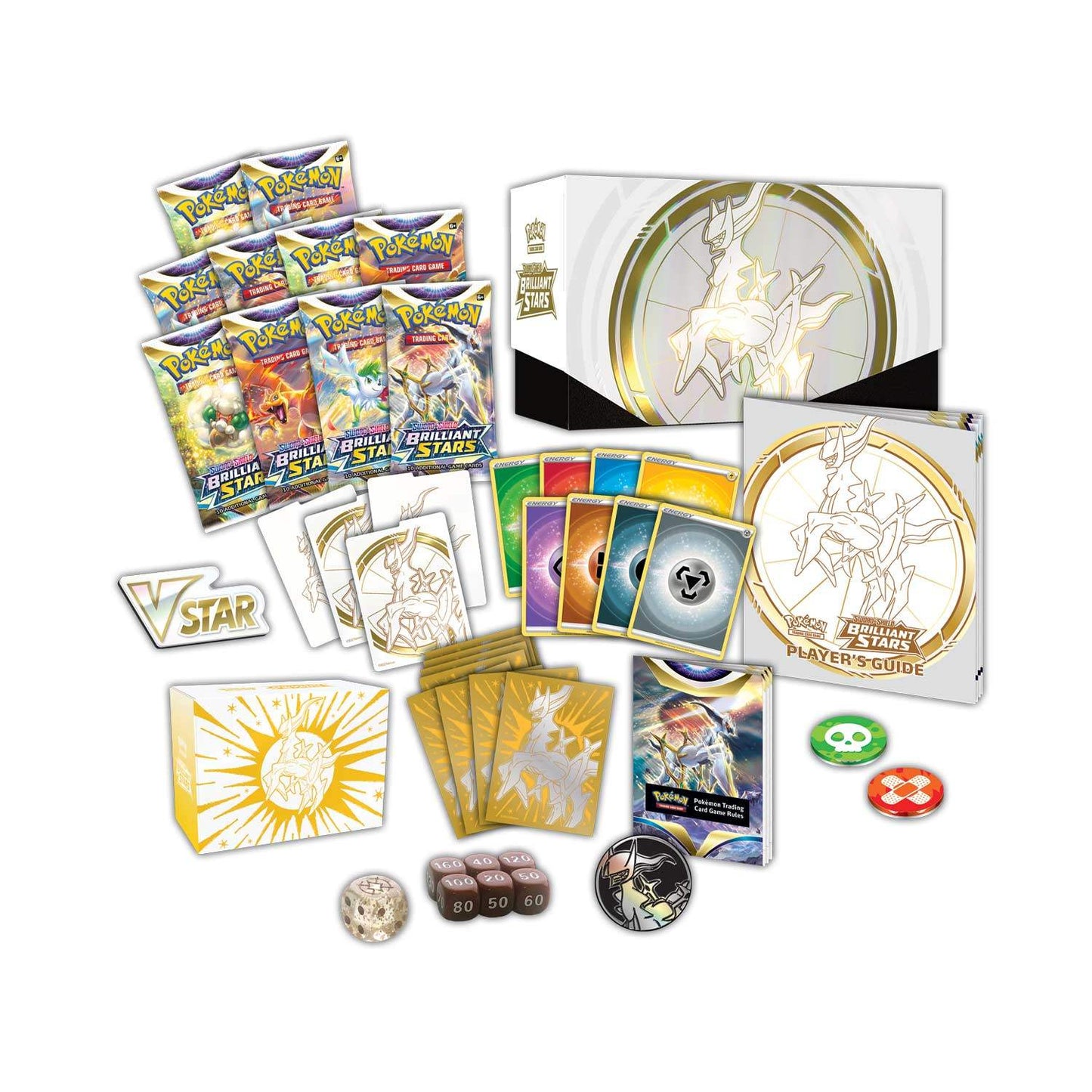 Pokémon TCG: Sword & Shield - Brilliant Stars Pokémon Center Elite Trainer Box - Mastercoins