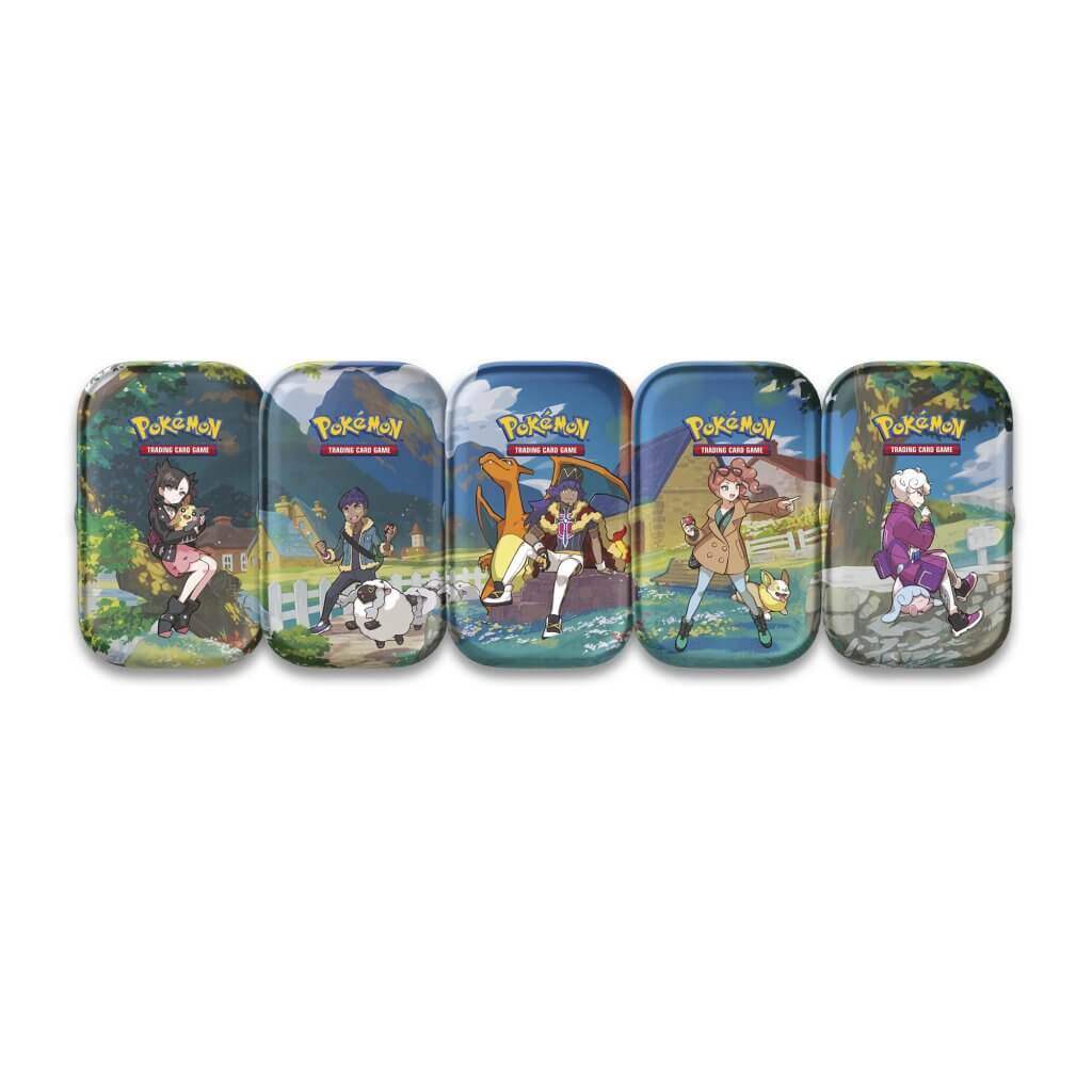 Pokémon TCG: Sword & Shield – Crown Zenith Mini Tin Sealed Display of 10 Tins - Mastercoins