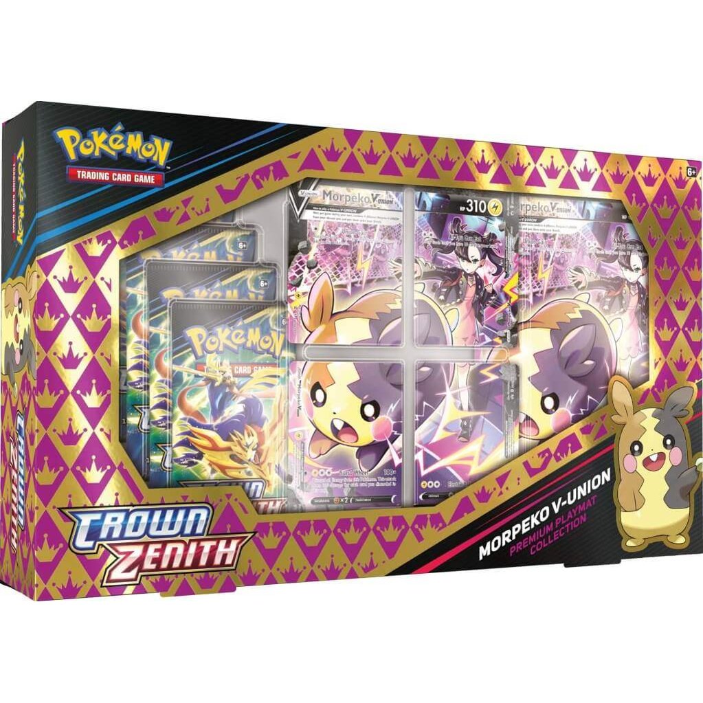 Pokémon TCG: Sword & Shield - Crown Zenith Morpeko Playmat V Union Box - Mastercoins
