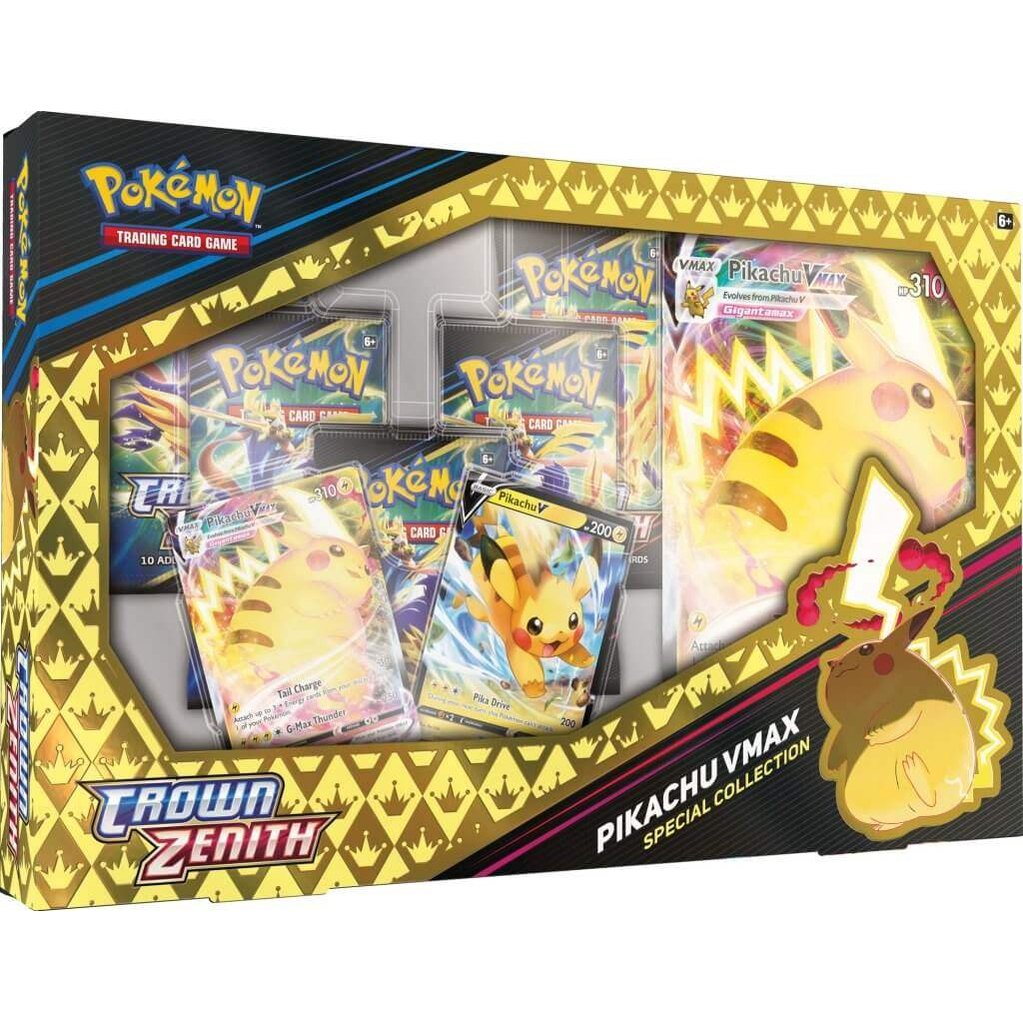 Pokémon TCG: Sword & Shield – Crown Zenith Pikachu VMAX Box - Mastercoins