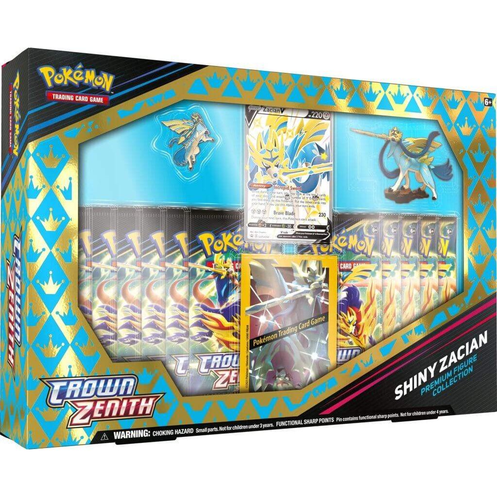 Pokémon TCG: Sword & Shield – Crown Zenith Shiny Zacian/Zamazenta Figure Box - Mastercoins