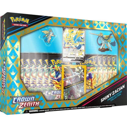 Pokémon TCG: Sword & Shield – Crown Zenith Shiny Zacian/Zamazenta Figure Box - Mastercoins