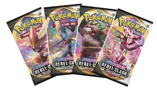 Pokemon TCG - Sword & Shield - Rebel Clash Booster Packs - Mastercoins