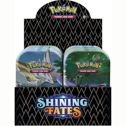 POKEMON TCG Sword & Shield Shining Fates Mini Tins Sealed Display of 10 Tins - Mastercoins
