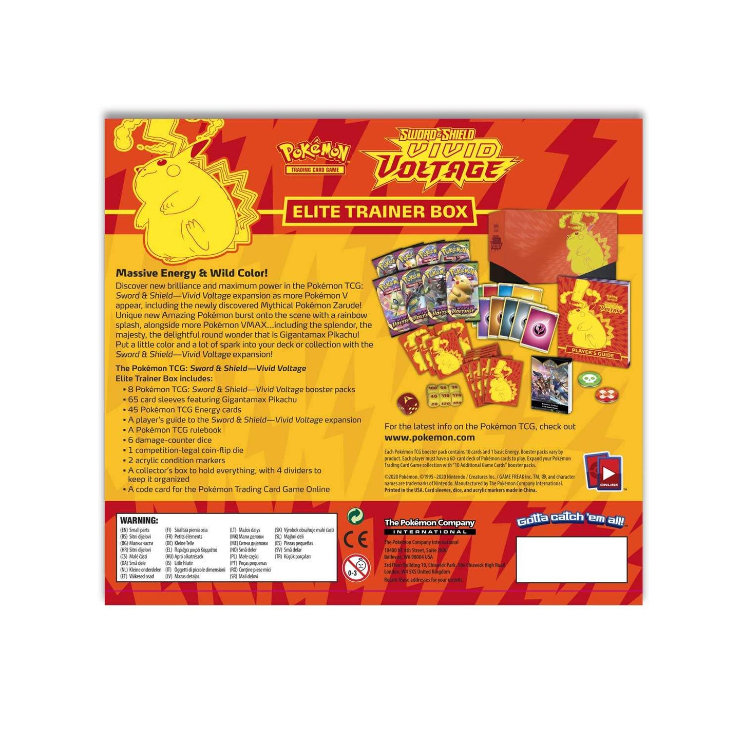 Pokémon TCG: Sword & Shield - Vivid Voltage Elite Trainer Box - Mastercoins