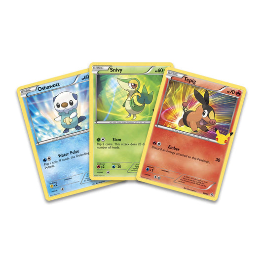 Pokemon TCG - Unova Jumbo First Partner Set (Snivy, Tepig, Oshawott) - Mastercoins