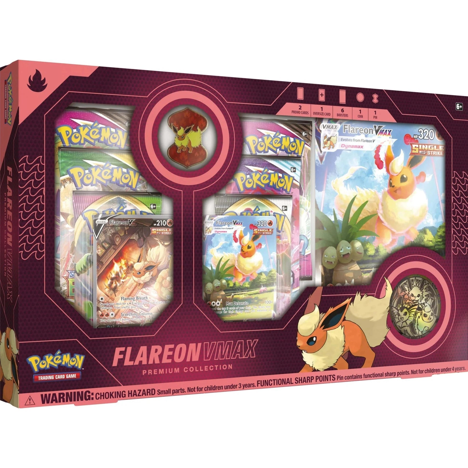Pokémon TCG: Vaporeon VMAX, Jolteon VMAX & Flareon VMAX Premium Collections (Set of 3) - Mastercoins