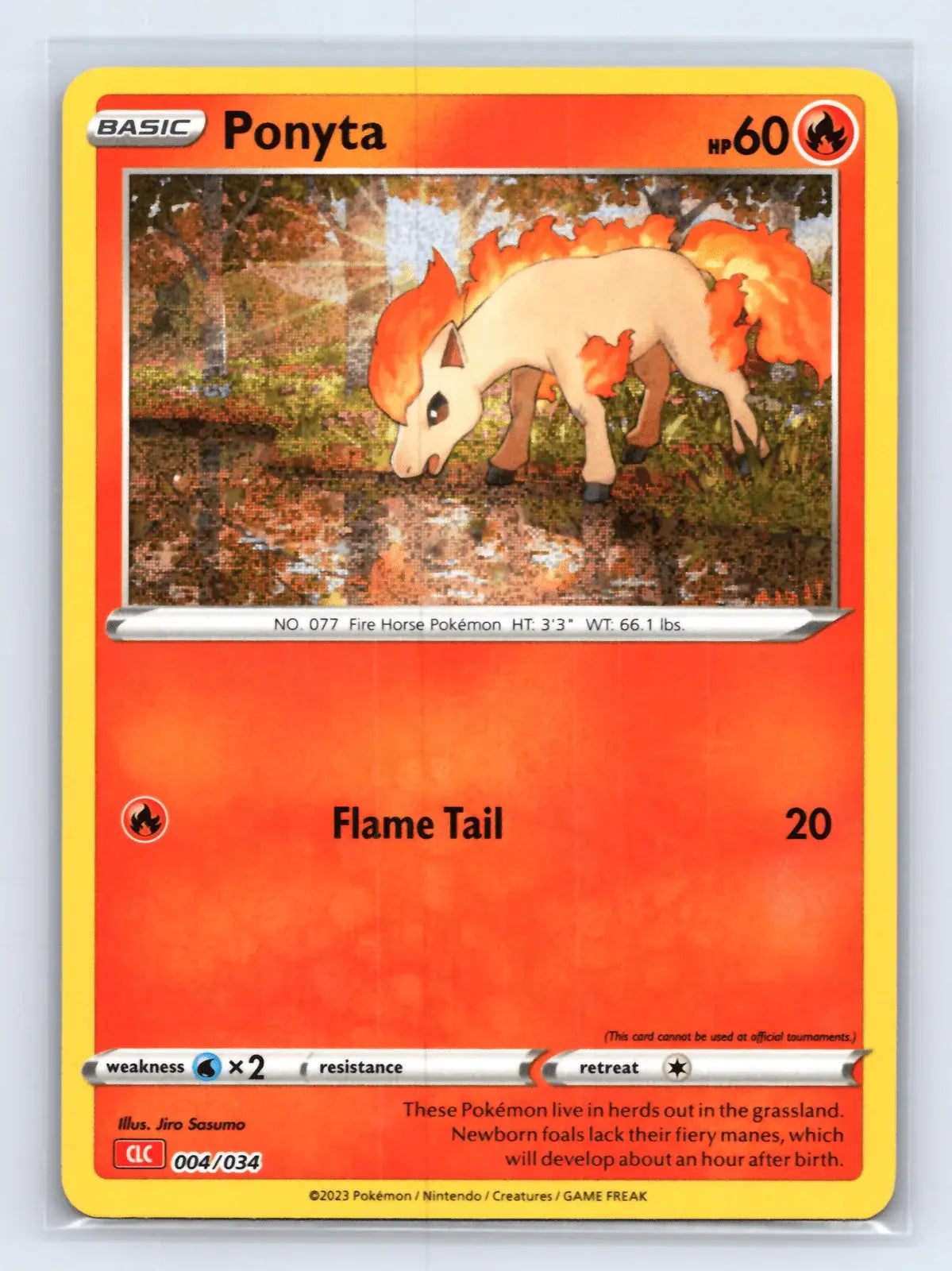 Ponyta 004/034 Classic Collection CLC Pokemon Near Mint - Mastercoins