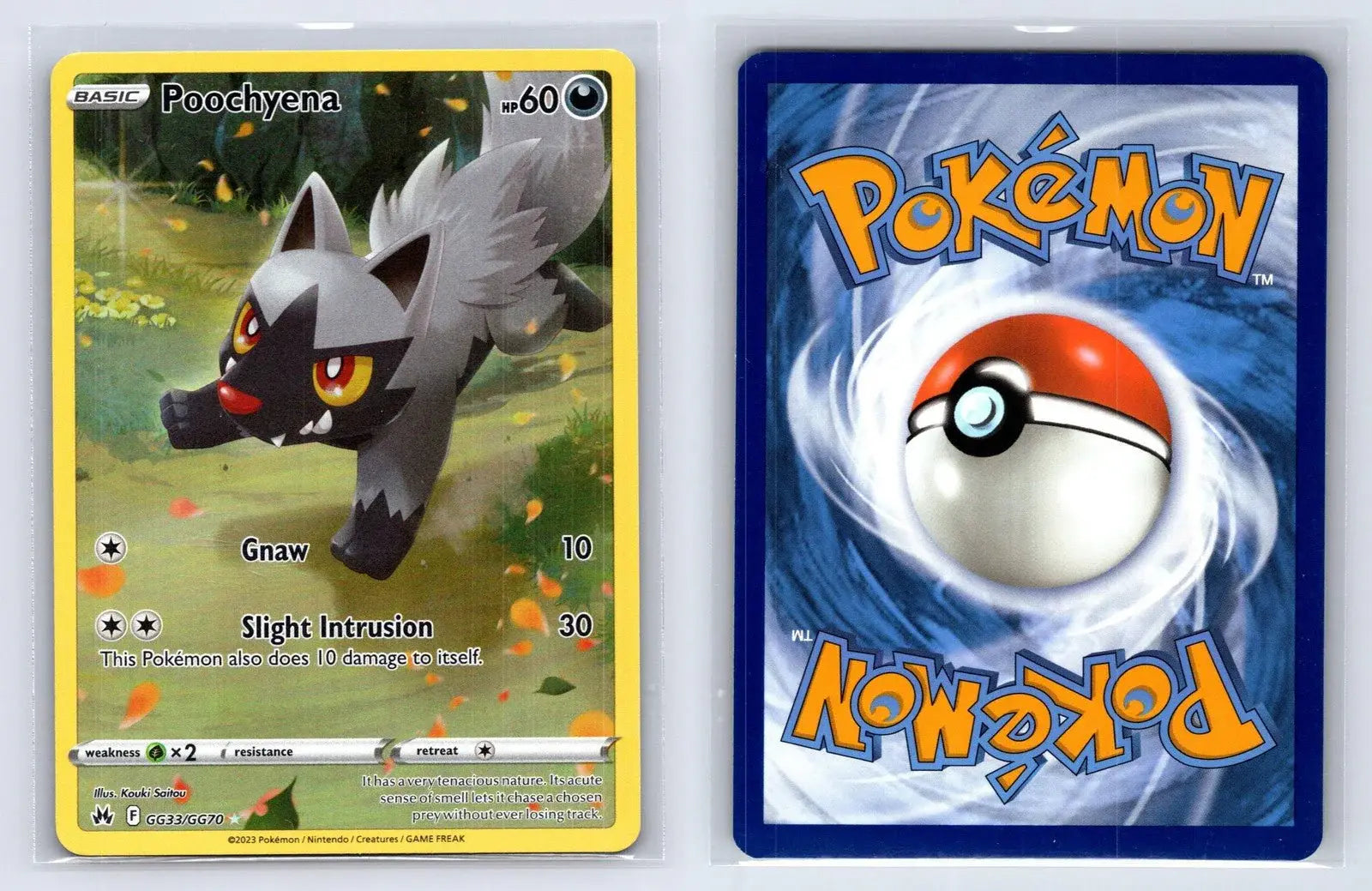 Poochyena GG33/GG70 Crown Zenith Galarian Gallery Pokemon NM - Mastercoins