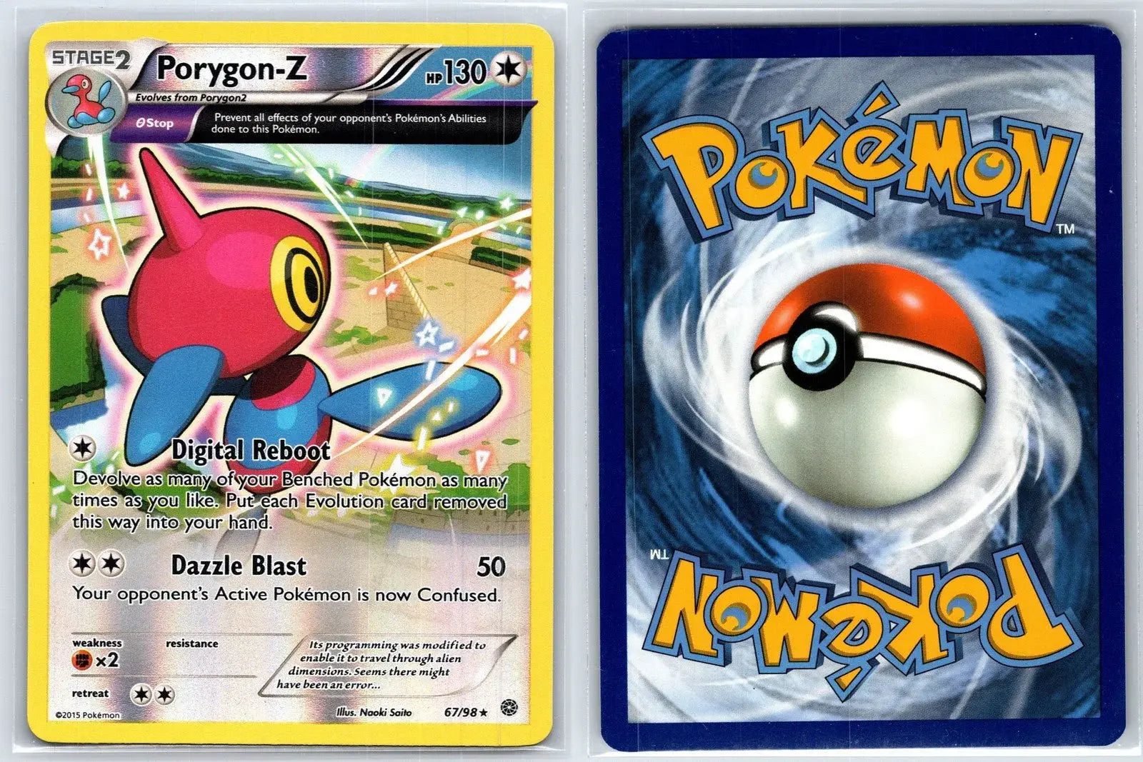 Porygon - Z 67/98 Ancient Origins Pokemon NM - Mastercoins