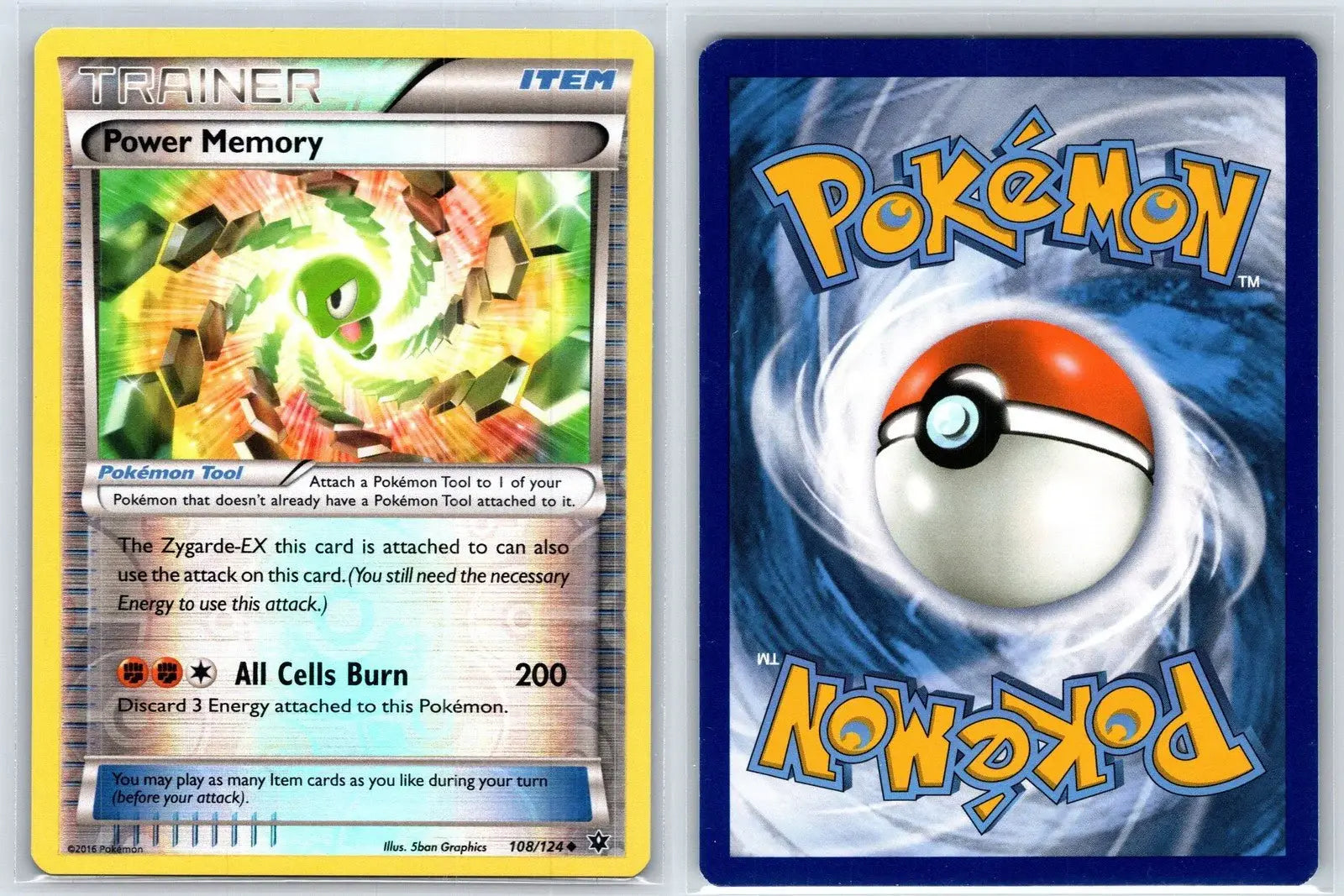 Power Memory 108/124 Fates Collide Pokemon NM