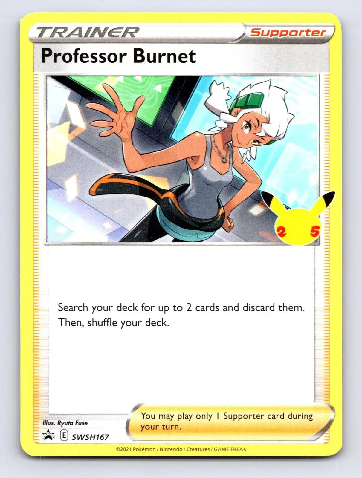 Professor Burnet SWSH167 SWSH Black Star Pokemon NM - Mastercoins