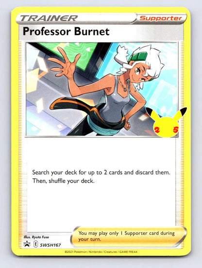 Professor Burnet SWSH167 SWSH Black Star Pokemon NM - Mastercoins