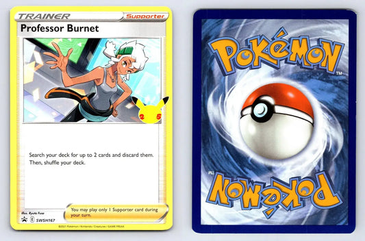 Professor Burnet SWSH167 SWSH Black Star Pokemon NM - Mastercoins