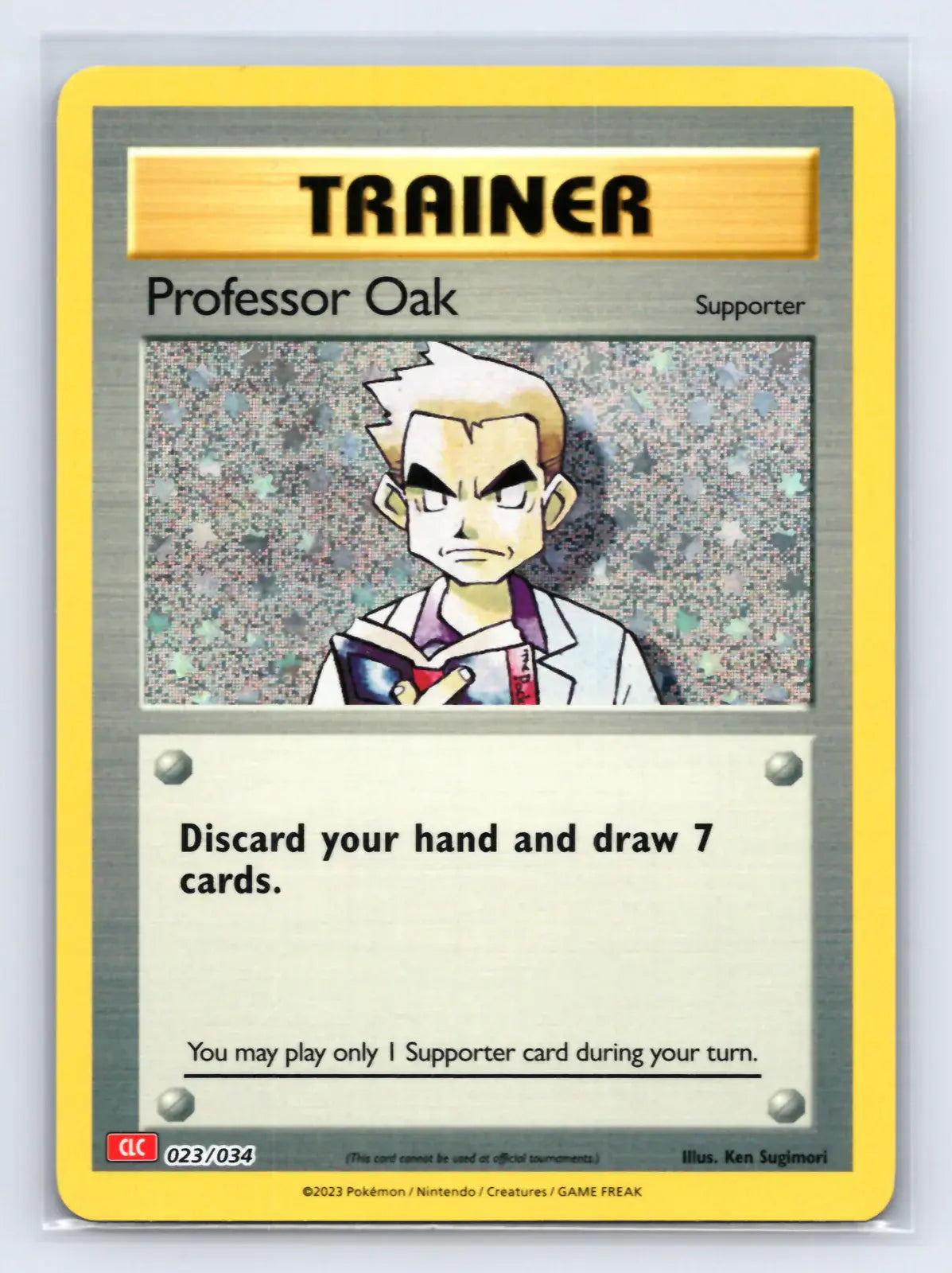 Professor Oak 023/034 Classic Collection CLC Pokemon Near Mint - Mastercoins