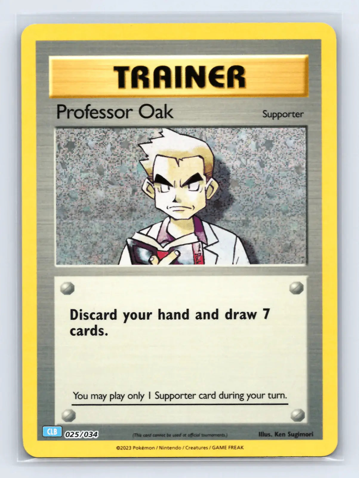 Professor Oak 025/034 TCG Classic Blastoise Pokemon Near Mint - Mastercoins