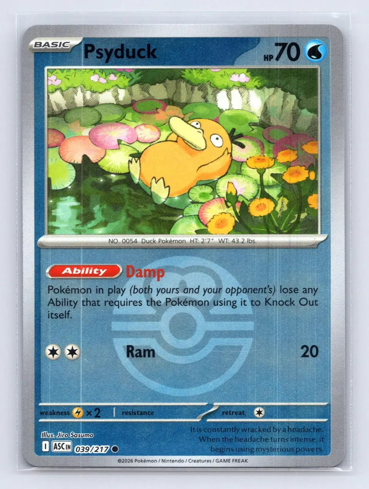 Psyduck 039/217 Love Ball Reverse Holo ME: Ascended Heroes Pokemon NM - Mastercoins
