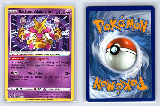 Radiant Alakazam 059/195 Silver Tempest Pokemon NM - Mastercoins