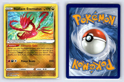 Radiant Eternatus 105/159 Crown Zenith Pokemon NM - Mastercoins