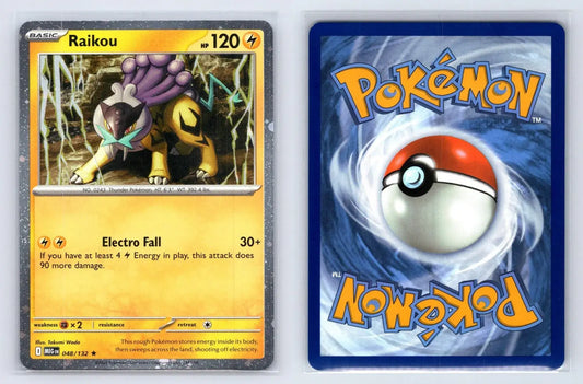 Raikou 048/132 Cosmos Holo Promo Mega Evolution Pokemon NM - Mastercoins