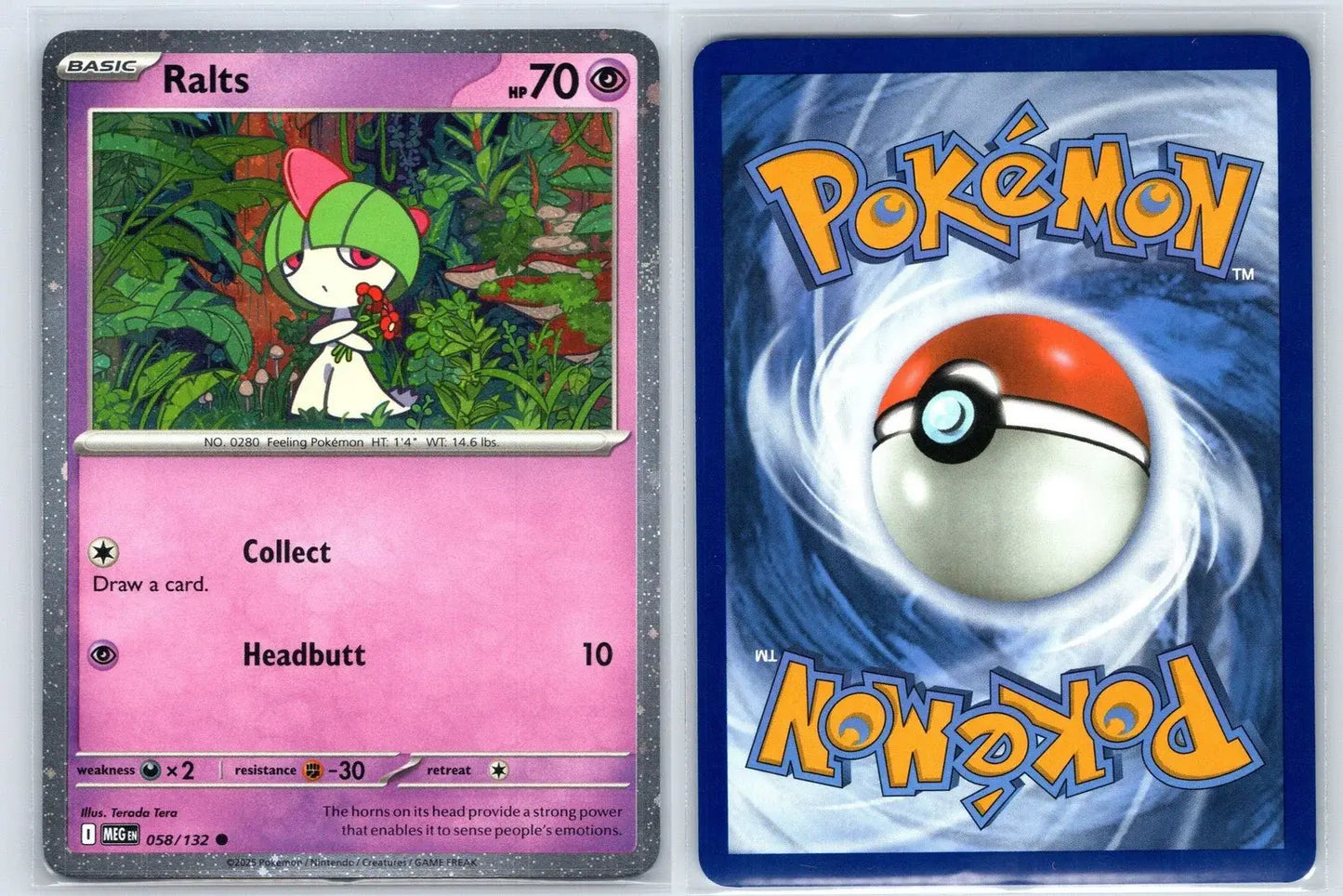 Ralts 058/132 Mega Evolution Pokemon NM - Mastercoins