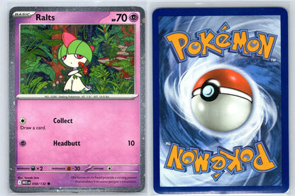 Ralts 058/132 Mega Evolution Pokemon NM - Mastercoins