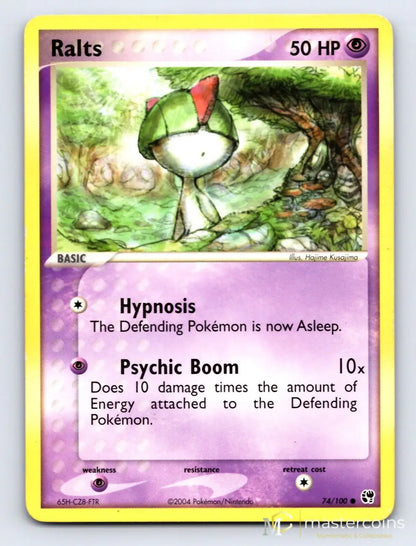 Ralts 74/100 Sandstorm Pokemon DMG - Mastercoins