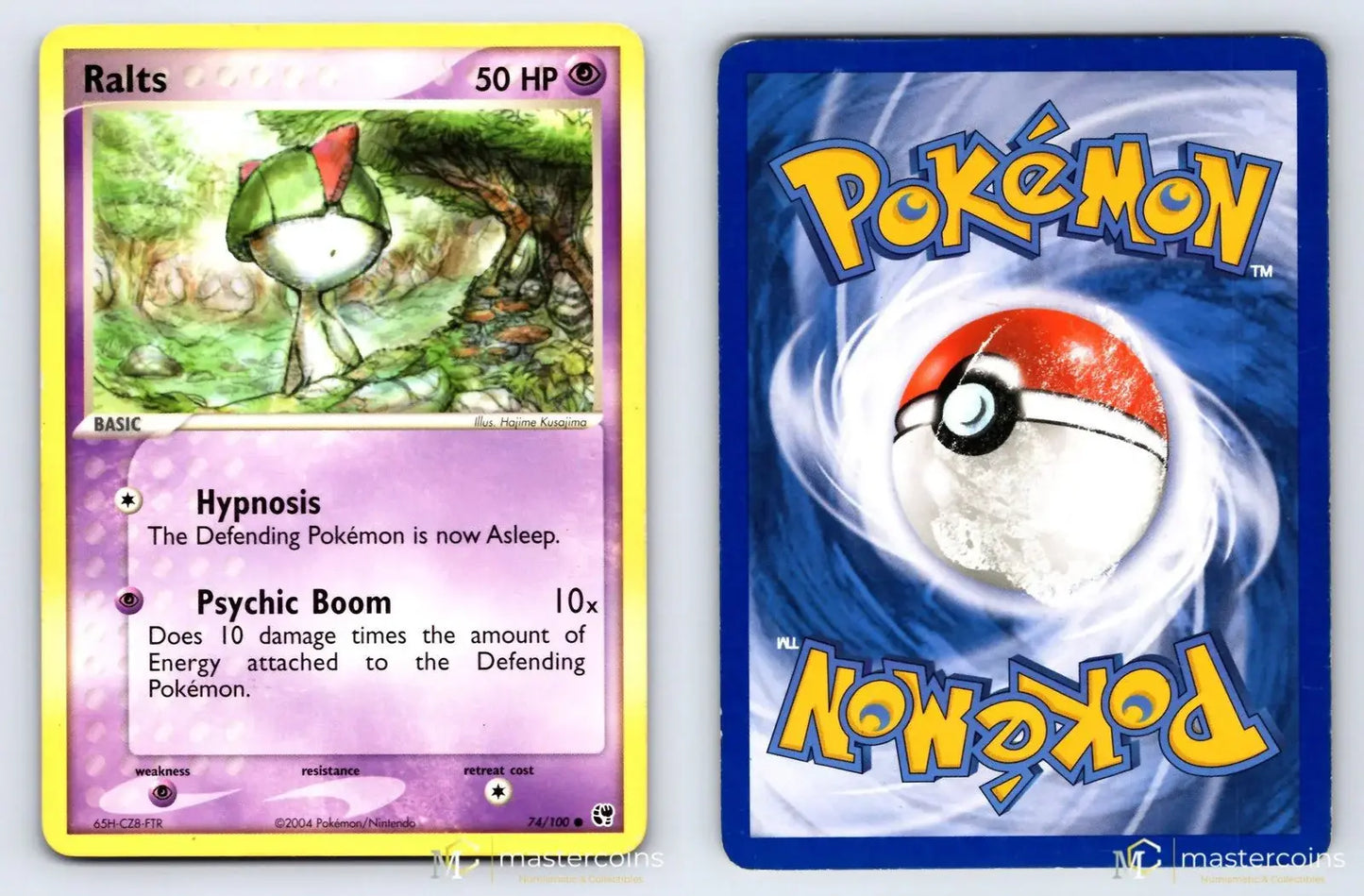 Ralts 74/100 Sandstorm Pokemon DMG - Mastercoins