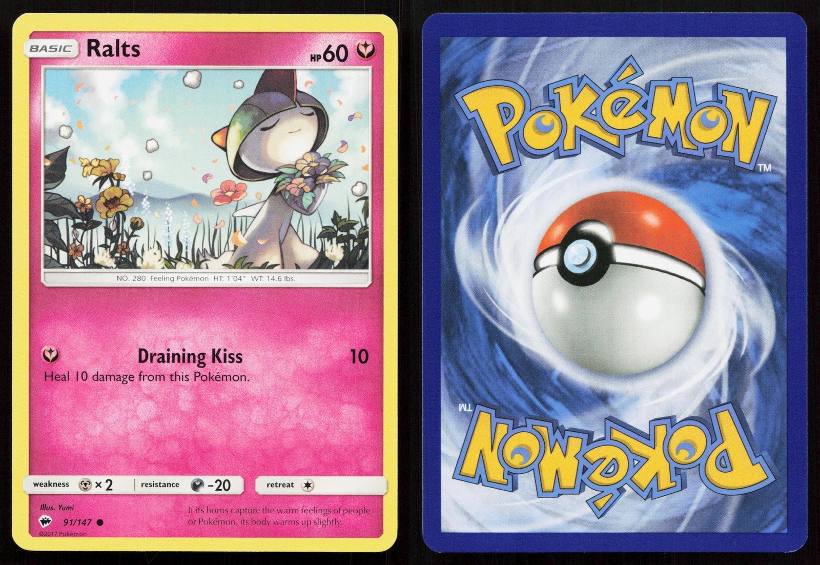 RALTS 91/147 BURNING SHADOWS NM - Mastercoins
