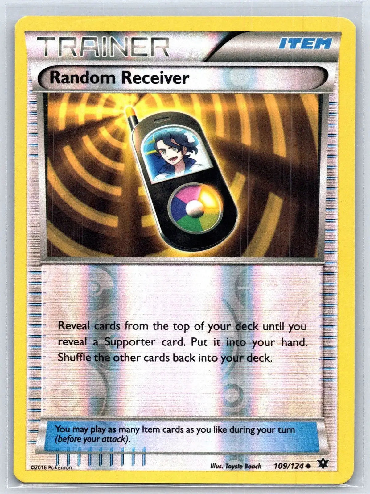 Random Receiver 109/124 Fates Collide Pokemon NM - Mastercoins