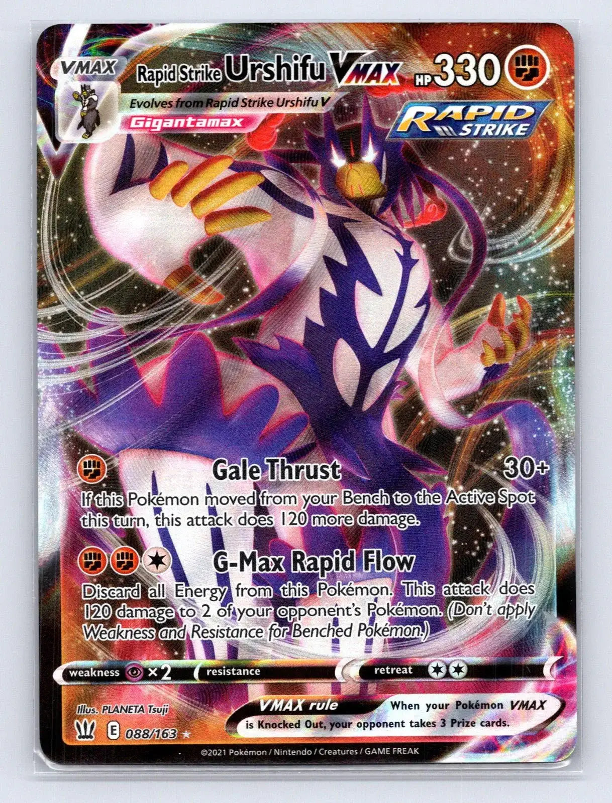 Rapid Strike Urshifu VMAX 088/163 Battle Styles Pokemon NM - Mastercoins