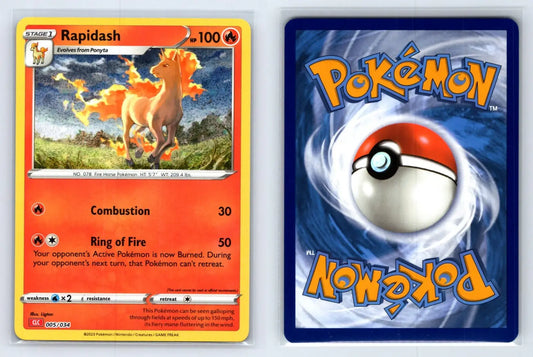 Rapidash 005/034 Classic Collection CLC Pokemon Near Mint - Mastercoins