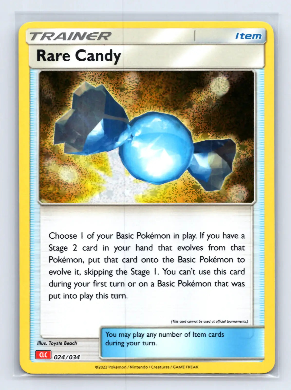 Rare Candy 024/034 Classic Collection CLC Pokemon Near Mint - Mastercoins