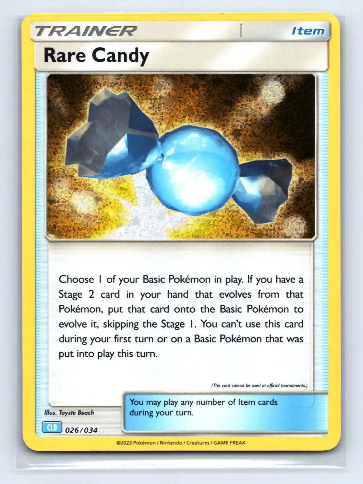 Rare Candy 026/034 TCG Classic Blastoise Pokemon Near Mint - Mastercoins