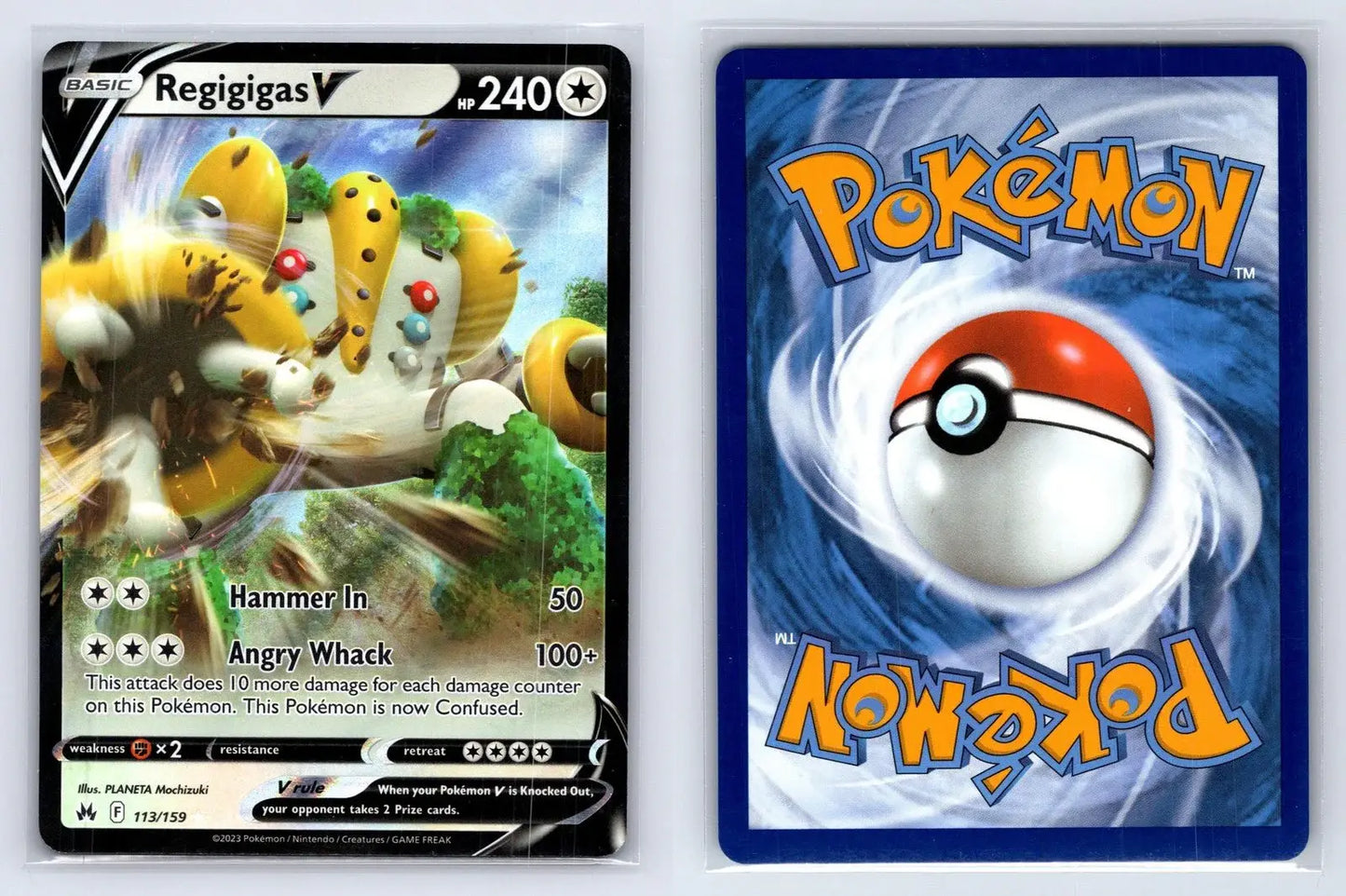 Regigigas V 113/159 Crown Zenith Pokemon NM - Mastercoins