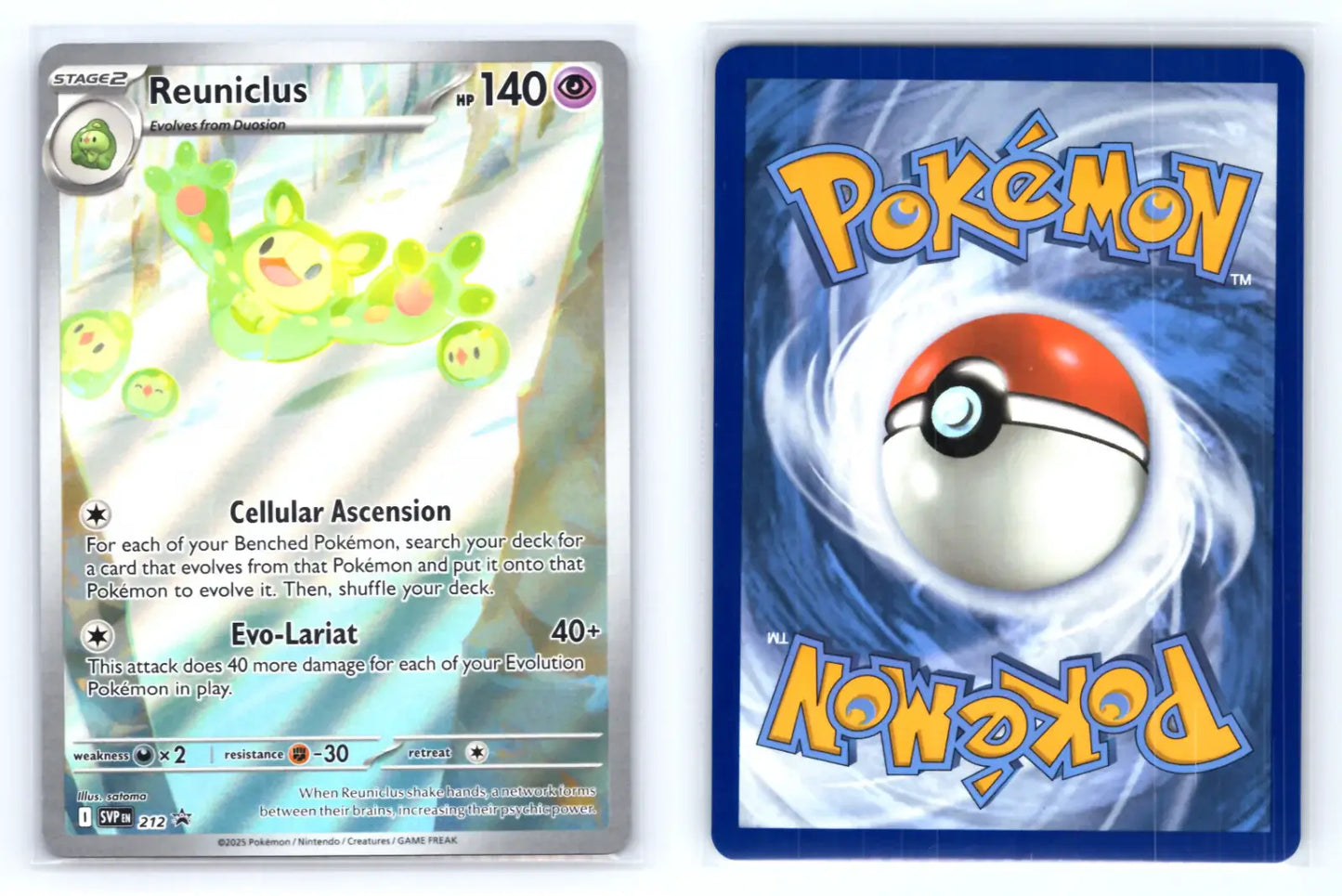 Reuniclus SVP212 SVP 212 - Black Bolt Promo - Mastercoins