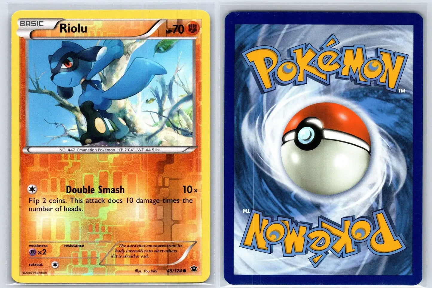 Riolu 45/124 Fates Collide Pokemon NM - Mastercoins