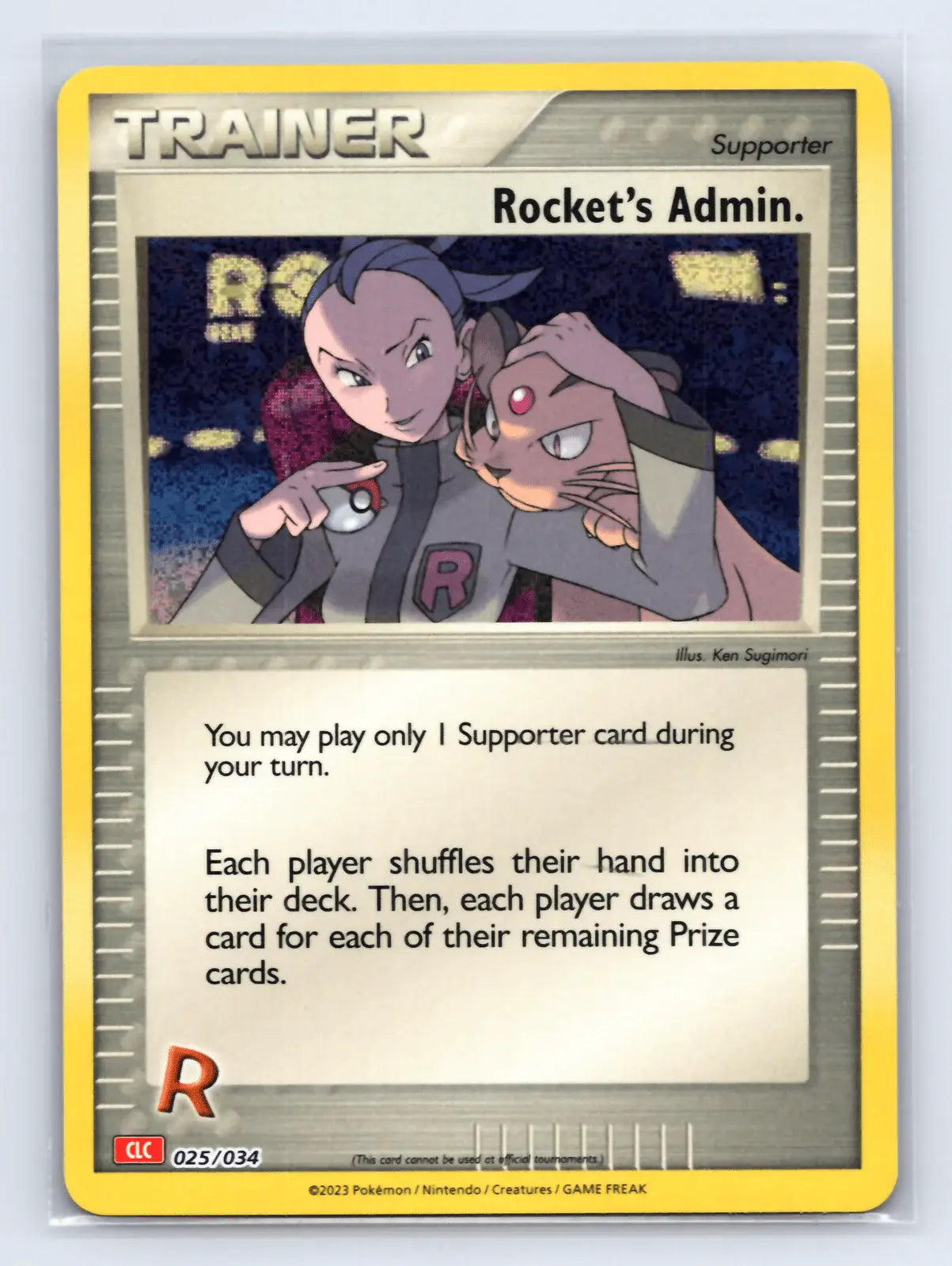 Rocket's Admin. 025/034 Classic Collection CLC Pokemon Near Mint - Mastercoins
