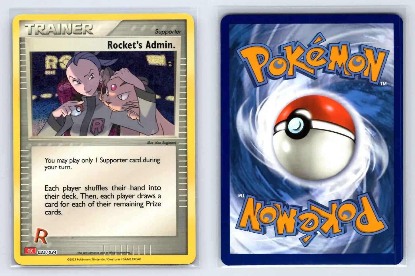 Rocket's Admin. 025/034 Classic Collection CLC Pokemon Near Mint - Mastercoins