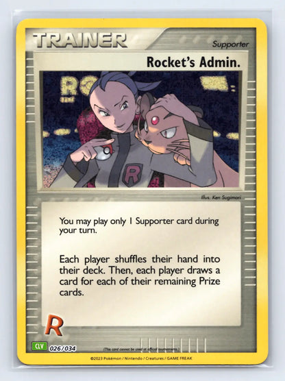 Rocket's Admin 026/034 TCG Classic Venusaur Pokemon Near Mint - Mastercoins